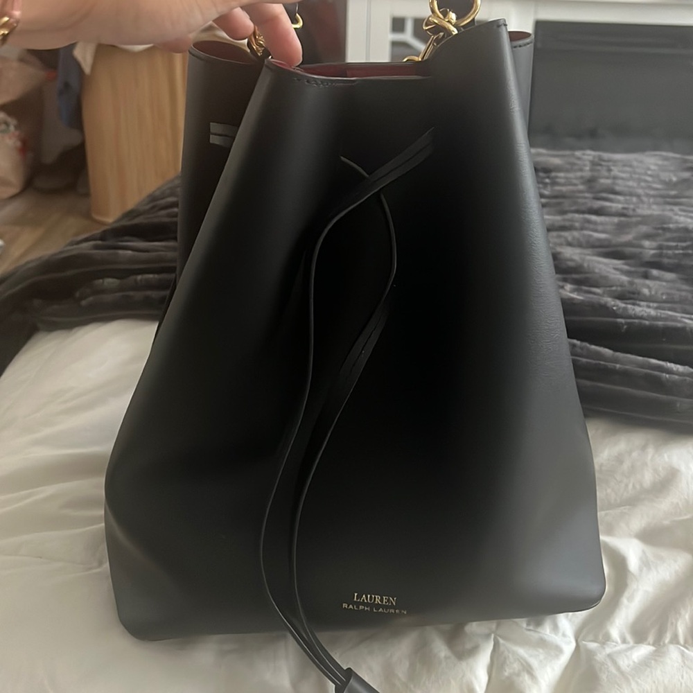 Vintage Ralph Lauren Drawstring Bucket Bag